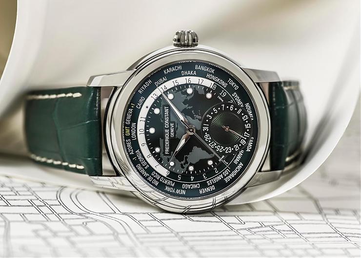 [BASEL 2018]康斯登世界時區腕錶再換色，綠面綠皮帶登場