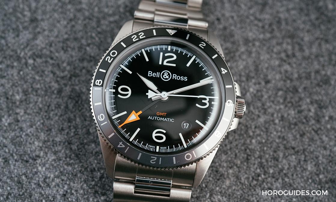 BELL & ROSS - VINTAGE - BRV293-BL-ST/SST - BELL&ROSS也有GMT，一錶掌握三地時間