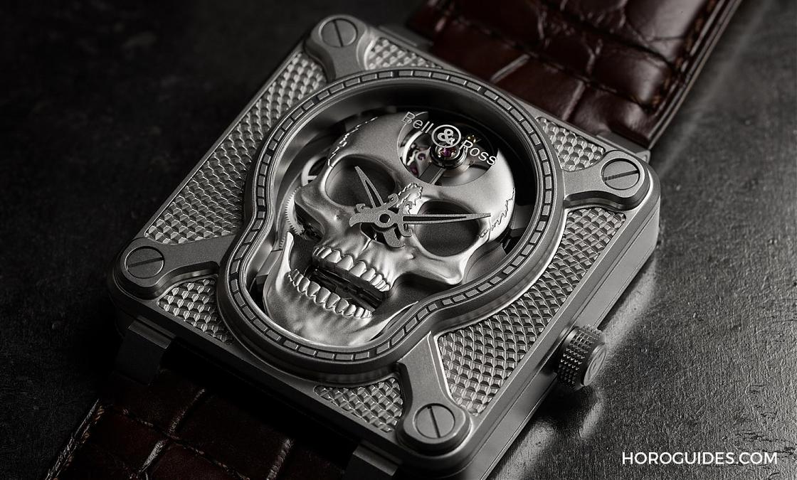 BELL & ROSS - INSTRUMENTS - BR01-SKULL-SK-ST -  BELL&ROSS上鍊的黑色幽默，BR 01 Laughing Skull笑看死亡的骷髏