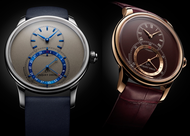 JAQUET DROZ日期顯示大秒針腕錶的全新篇章