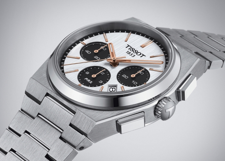 TISSOT天梭表PRX首款計時碼錶 入門價位熊貓面