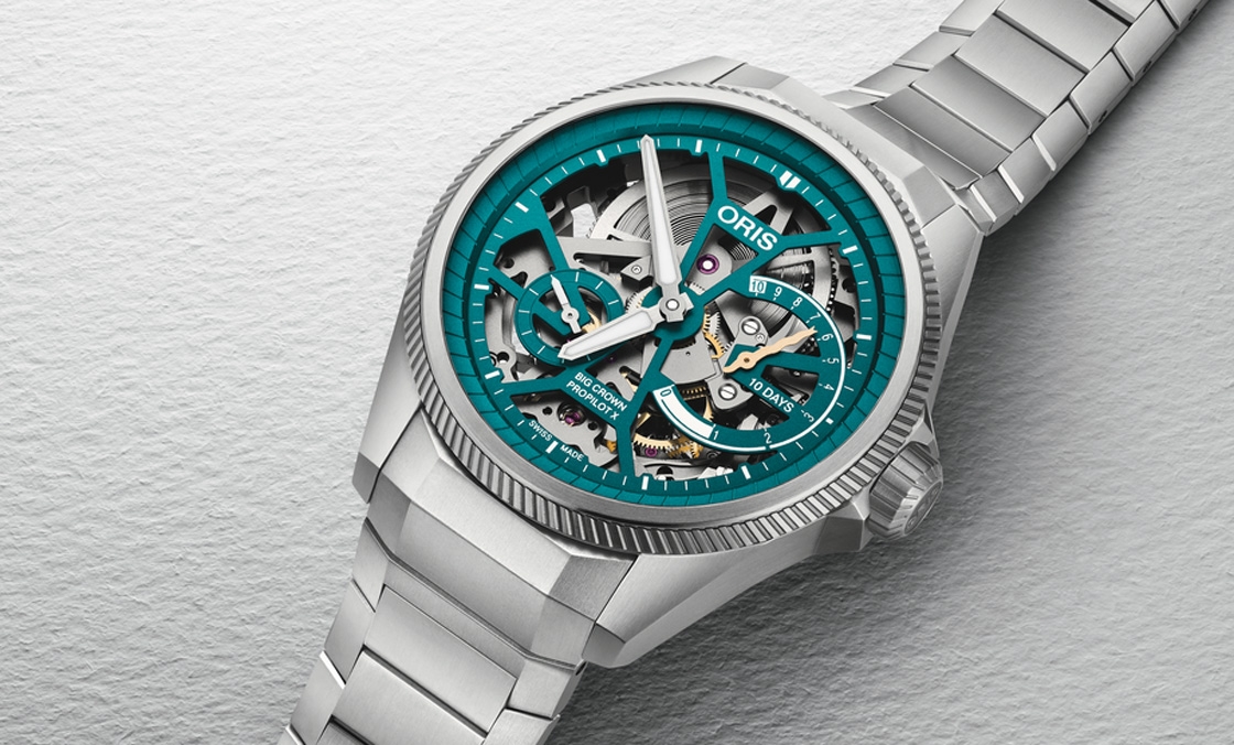 ORIS - PROPILOT - 01 115 7759 7117-Set - 蛇信指針、10日動力，Oris推出歷來首只生肖錶：ProPilot蛇年限量腕錶