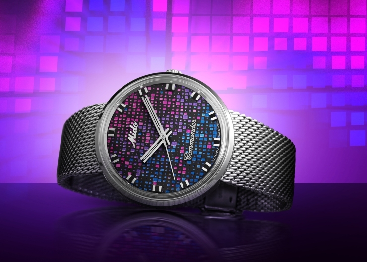 MIDO美度表Commander 1959像素錶盤：炫彩結合夜光，日夜皆精彩