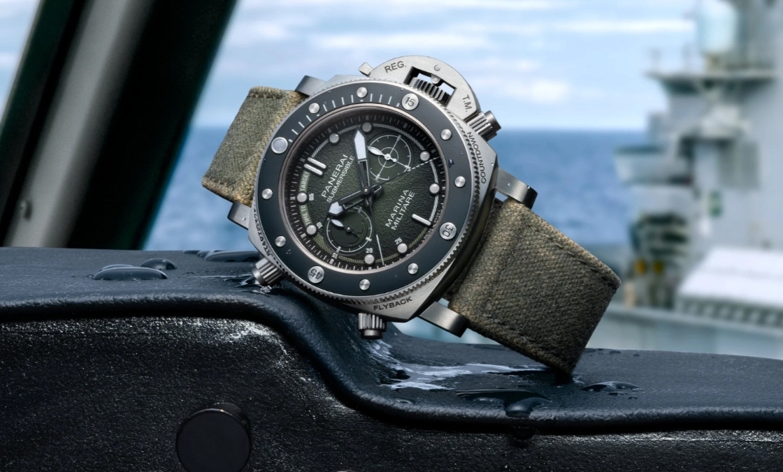 PANERAI - SUBMERSIBLE - PAM01699 - 意大利海軍航空新兵報到！PANERAI全新Submersible Chrono Marina Militare體驗版PAM01699登場