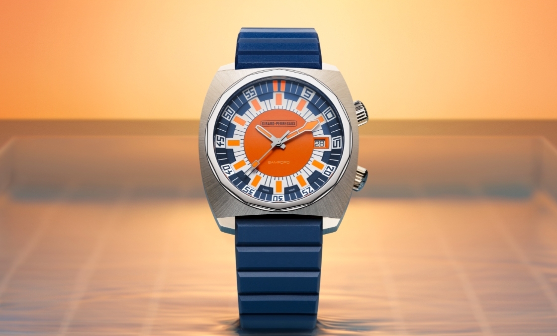 GIRARD-PERREGAUX - DEEP DIVER - 39500-21-3266-6CX - GP攜手Bamford演繹復古潛水風格，全新Deep Diver限量上市