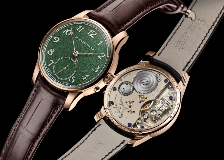 令人心動的靜謐森林綠，Moritz Grossmann REMBLAGE Green腕錶