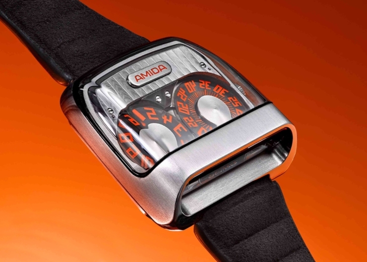 跳時機械錶的透視進化 | AMIDA Digitrend Open Sapphire