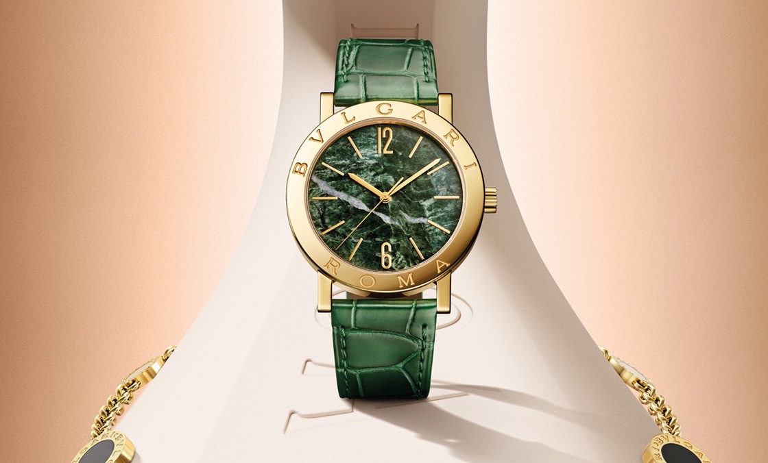 BVLGARI - BVLGARI∙BVLGARI - 104112 - BVLGARI首度以天然大理石錶盤入作｜BVLGARI BVLGARI系列50周年紀念腕錶