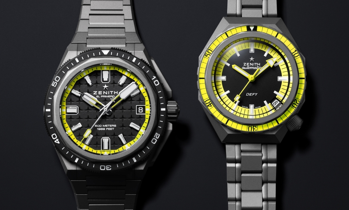 ZENITH - DEFY - 97.A3648.670/21.M3648 - 深海黑黄魅影｜ZENITH為Defy系列兩款潛水錶推出全新Shadow版本