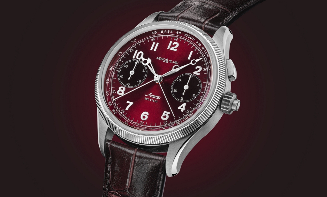 MONTBLANC - 1858 - 134029 - 向1930年代Minerva軍用計時經典致敬｜Montblanc  1858追針計時腕錶限量版100