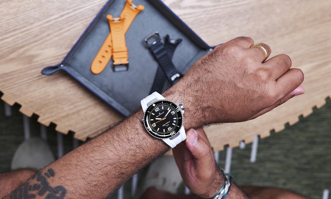 BLANCPAIN - FIFTY FATHOMS - 5029-12B30-94A - 寶珀全新錶帶快拆系統，五十噚Tech-nicolors腕錶率先採用