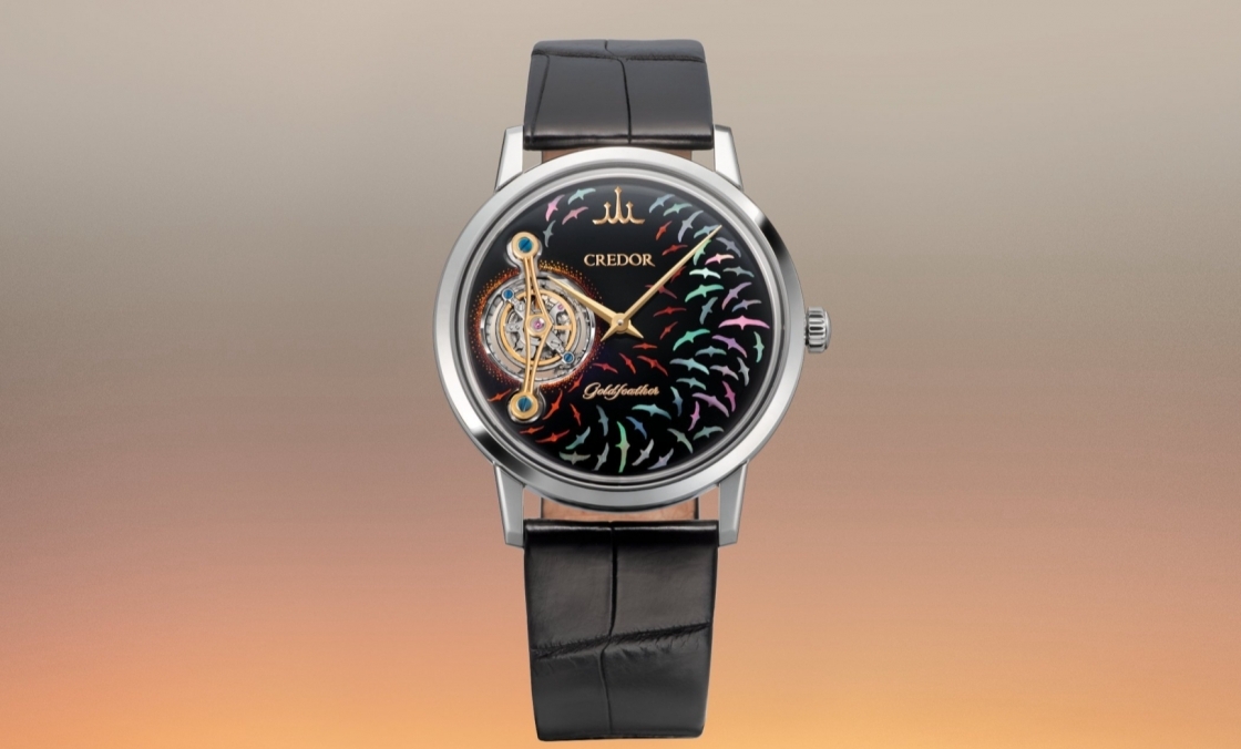 CREDOR - Goldfeather - GBCF999 - CREDOR珍稀之作：Goldfeather Tourbillon限量登場，詩意工藝凝結日本製錶美學