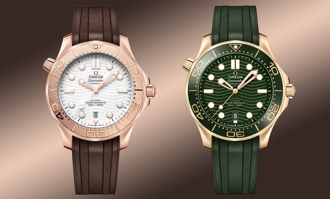 OMEGA - SEAMASTER - 210.52.42.20.04.001 - 奢華潛水四重奏！OMEGA Seamaster海馬潛水300米系列貴金屬新款列陣