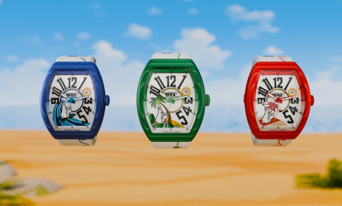 FRANCK MULLER - VANGUARD - V 41 SC DT BEACH FR2 GFRGFRG (BC) - 夏日情浪，頭狂「色」放｜FRANCK MULLER × #FR2限量新錶#FR2NCK MULLER Vanguard Beach
