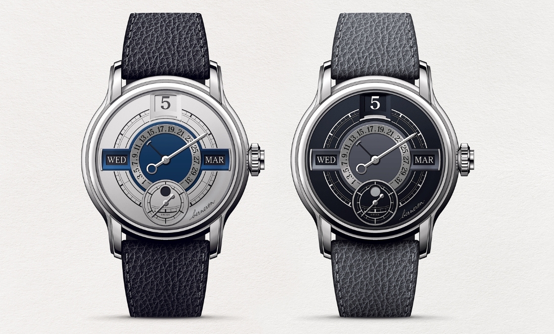 BERNERON - QUANTIEME - Quantieme Annuel silver - 從 Mirage 到年曆：獨立製錶新秀Berneron 的突破新作