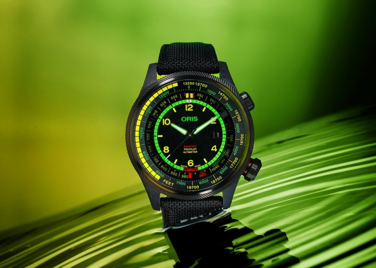 Oris〈2025日內瓦錶展〉新作：ProPilot Altimeter “Mission Control”限量腕錶科幻風加持、Calibre 113首度加入Big Crown錶系