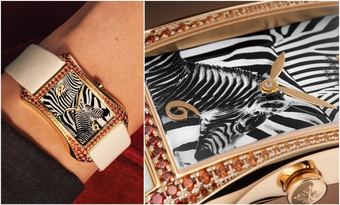 PATEK PHILIPPE - GONDOLO - 4962/200R-010 - 珍藝斑馬，躍現藍寶石雕刻錶面｜百達翡麗Gondolo Serata 