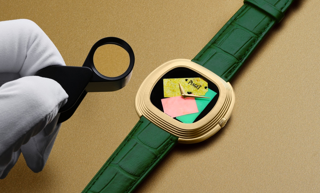 PIAGET - ANDY WARHOL - G0A50243 - 寶石版普普拼貼！Piaget Andy Warhol系列 Collage 18K黃金彩色寶石面盤自動上鍊腕錶