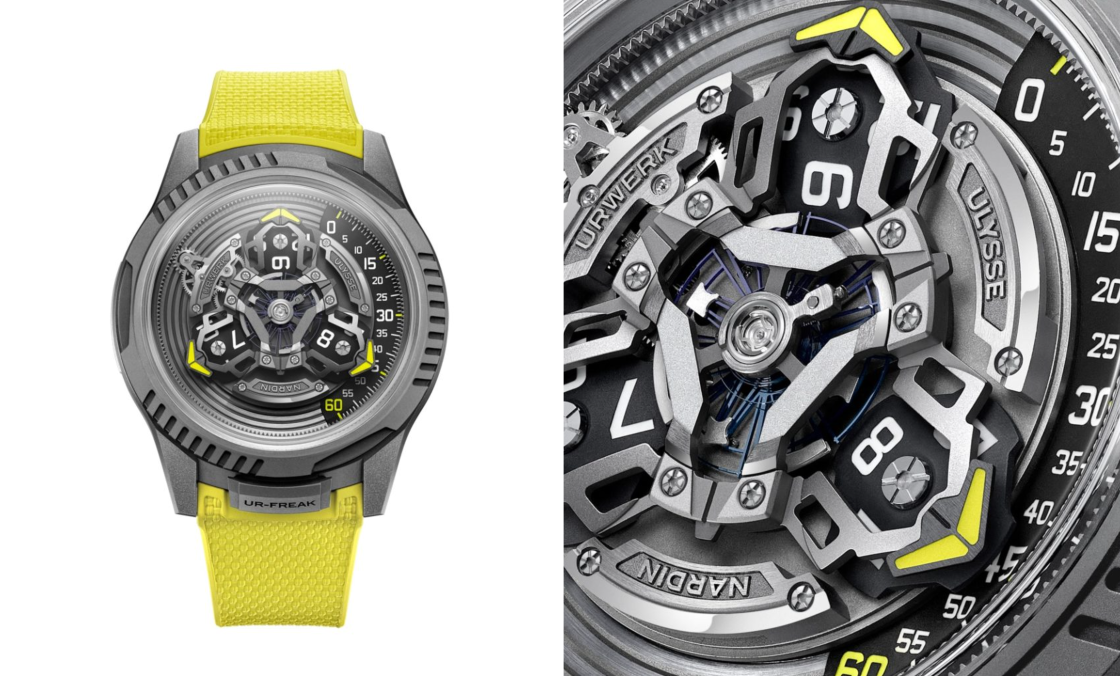 ULYSSE NARDIN - FREAK - 2413-500LE-2A-UR/3B -  Ulysse Nardin × Urwerk兩大獨立製錶先鋒聯手：UR-FREAK 震撼登場