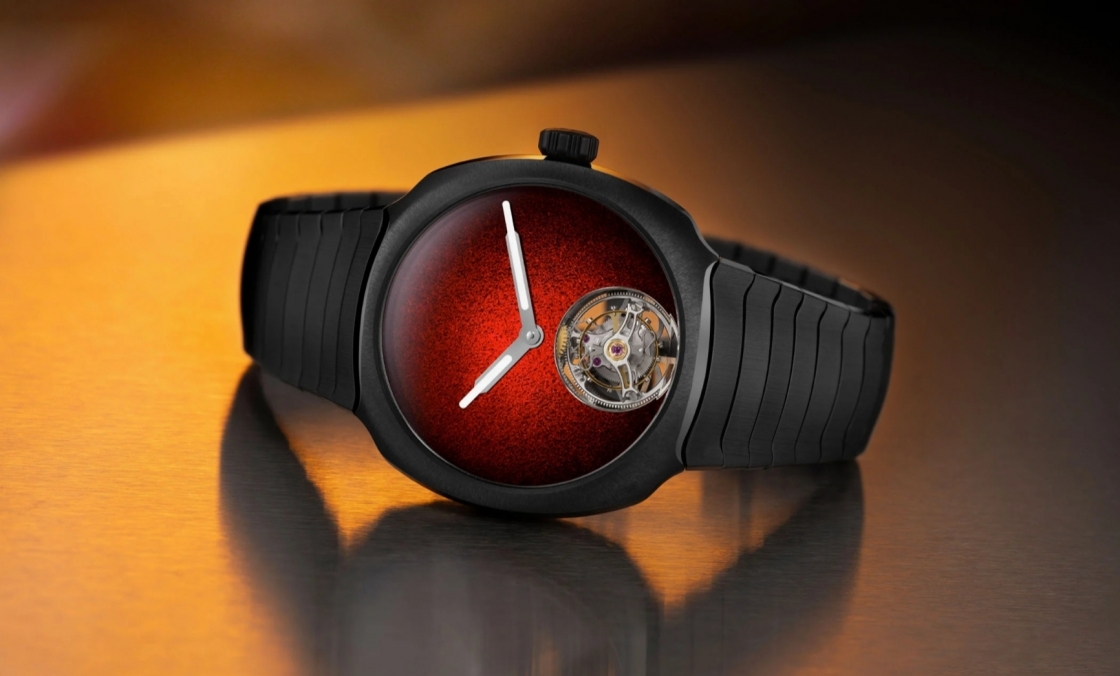 H. MOSER & CIE - 灰黑陶瓷綻紅焰：H. Moser & Cie. 首款全陶瓷 Streamliner 陀飛輪登場