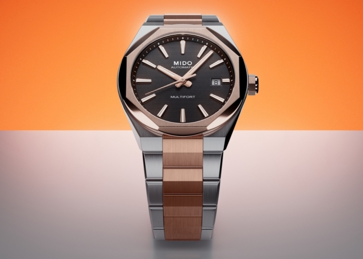 從雙冠到單冠：MIDO以Multifort 8 One Crown雙色金新款續寫八角幾何美學