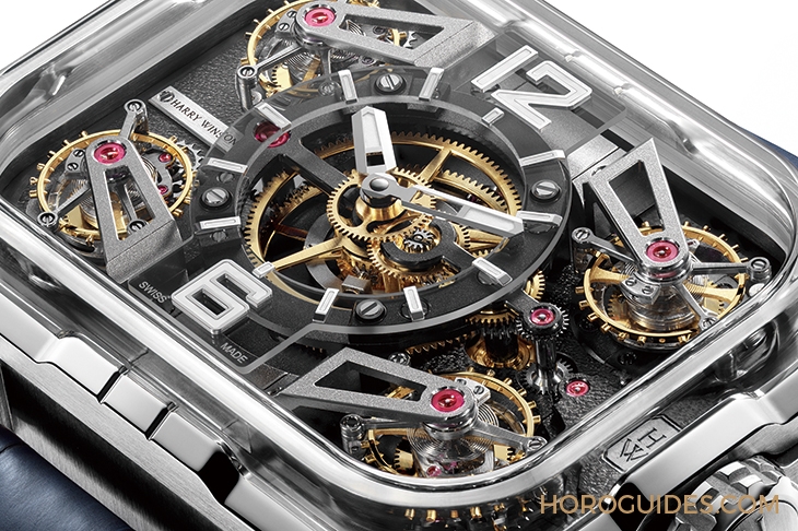 HARRY WINSTON - Histoire de Tourbillon - HCOMQT53WW001 - 上手 ! Harry Winston 四陀飛輪腕錶 Histoire de Tourbillon 10 號腕錶