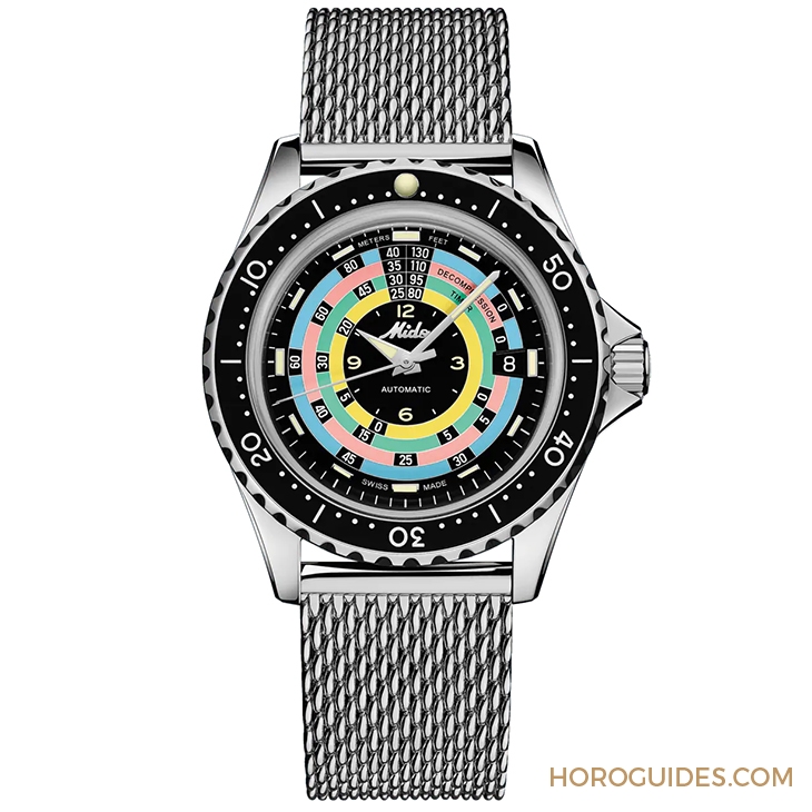 MIDO - OCEAN STAR - M026.807.11.051.00 - 這只「彩虹圈」好復古!MIDO Ocean Star海洋之星減壓復刻1961限量錶