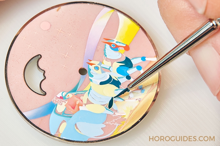 HERMES - ARCEAU - （Space Derby） - 夢幻濾鏡下的美漫英雄！Hermès Arceau Space Derby微繪工藝限量腕錶