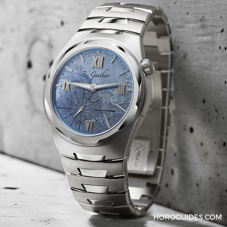 ROMAIN GAUTHIER - C by Romain Gauthier - MON00555 - C by Romain Gauthier推出冰藍面鉑金鍊帶新作，再現極致工藝之美