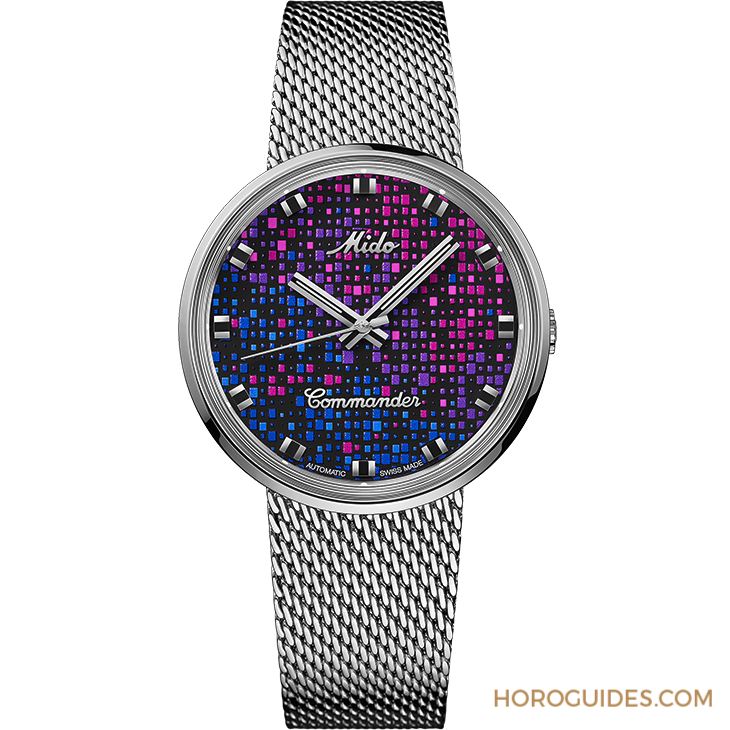 MIDO - COMMANDER - M8429.4.N7.11 - MIDO美度表Commander 1959像素錶盤：炫彩結合夜光，日夜皆精彩