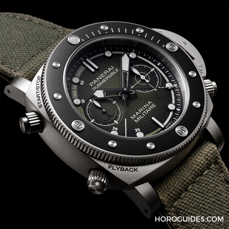 PANERAI - SUBMERSIBLE - PAM01699 - 意大利海軍航空新兵報到!PANERAI全新Submersible Chrono Marina Militare體驗版PAM01699登場