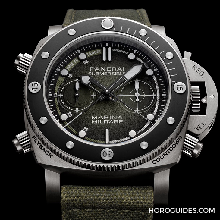 PANERAI - SUBMERSIBLE - PAM01699 - 意大利海軍航空新兵報到!PANERAI全新Submersible Chrono Marina Militare體驗版PAM01699登場