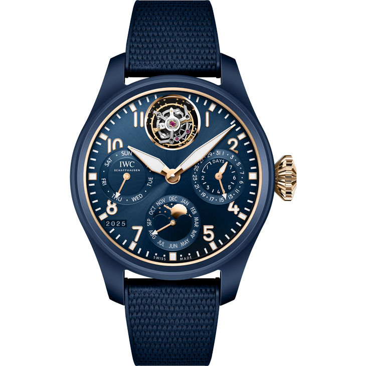 IWC - PILOT - IW504901 - 深藍陶瓷詮釋詩意經典，IWC小王子萬年曆陀飛輪腕錶IW504901限量登場