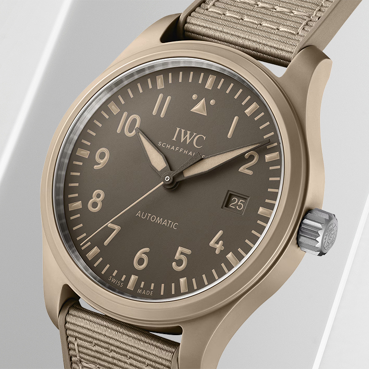 IWC - PILOT - IW328106 - 再次飛越沙場！IWC推出全新TOP GUN「莫哈韋沙漠」沙色陶瓷飛行員腕錶
