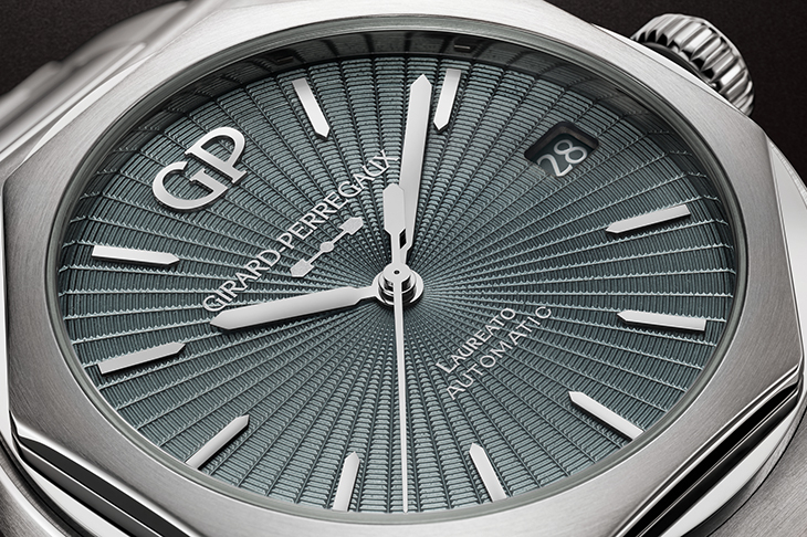 GIRARD-PERREGAUX - LAUREATO - 81010-11-3475-1CM - GP芝柏表再推Laureato力作，灰色琺瑯錶盤質感再升級