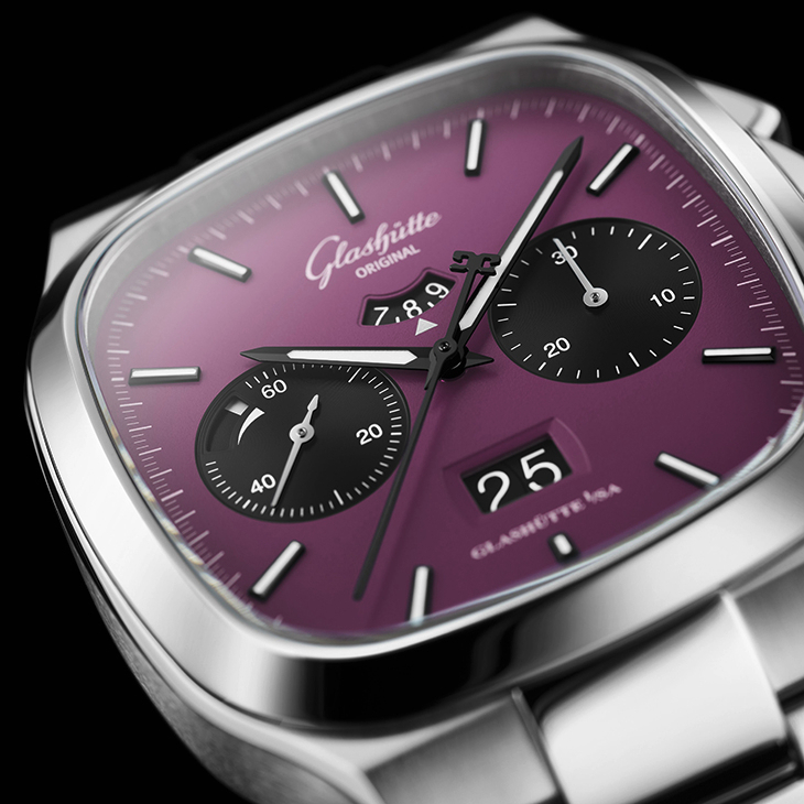 GLASHÜTTE ORIGINAL - Vintage - 1-37-02-20-02-70 - 70年代的腕間未來｜GLASHÜTTE ORIGINAL Seventies Chronograph Panorama Date限量新色登場