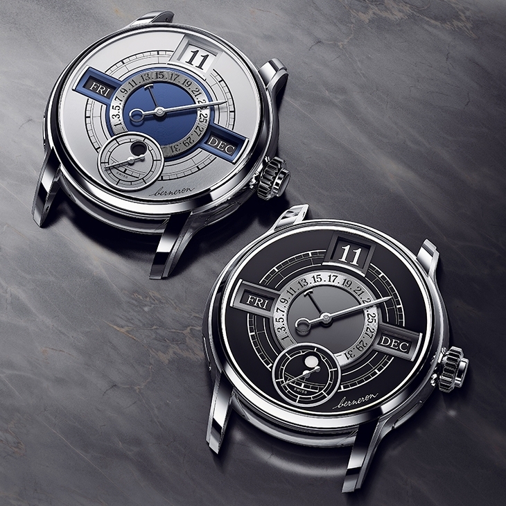 BERNERON - QUANTIEME - Quantieme Annuel silver - 從 Mirage 到年曆：獨立製錶新秀Berneron 的突破新作