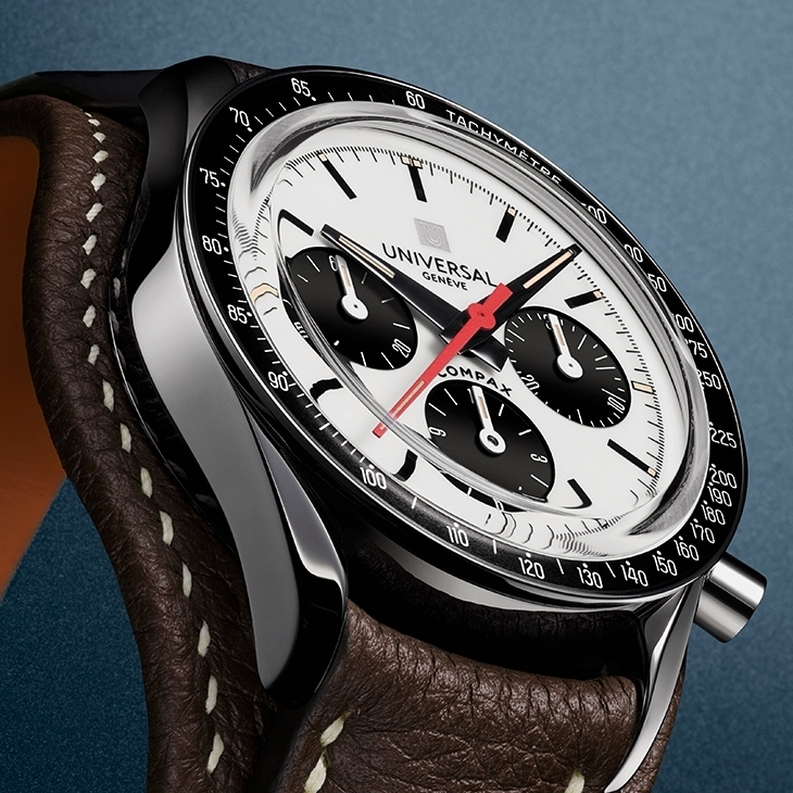 UNIVERSAL GENEVE - COMPAX - JU281121A1X1 - Universal Genève Tribute to Compax 回歸！致敬「Nina Rindt」的傳奇計時腕錶