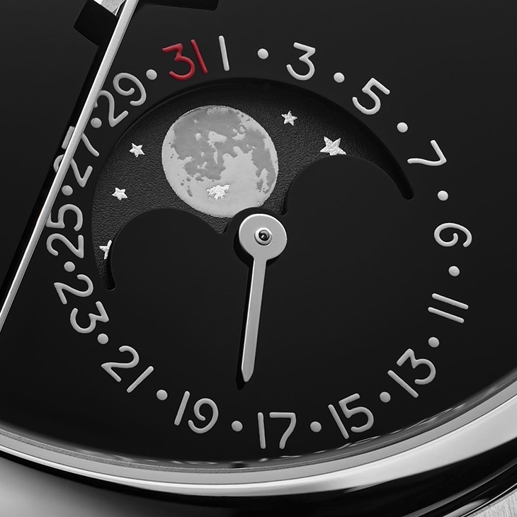 FRÉDÉRIQUE CONSTANT - 自家機芯 - FC-716ONB3NH6B - 康斯登 Highlife 系列首款月相腕錶，Onyx Moon 展現純黑美學