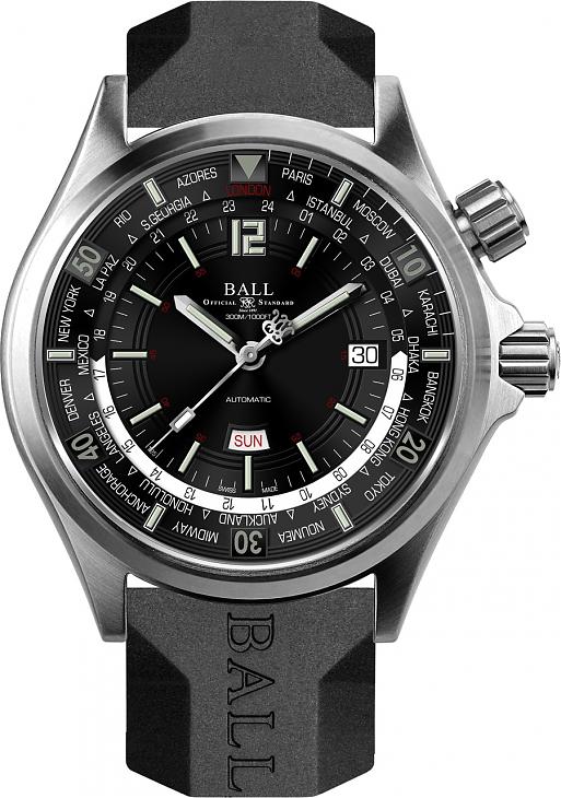 BALL WATCH - Engineer Master II - BALL WATCH 世上首配星期/日期顯示的世界時間潛水時計