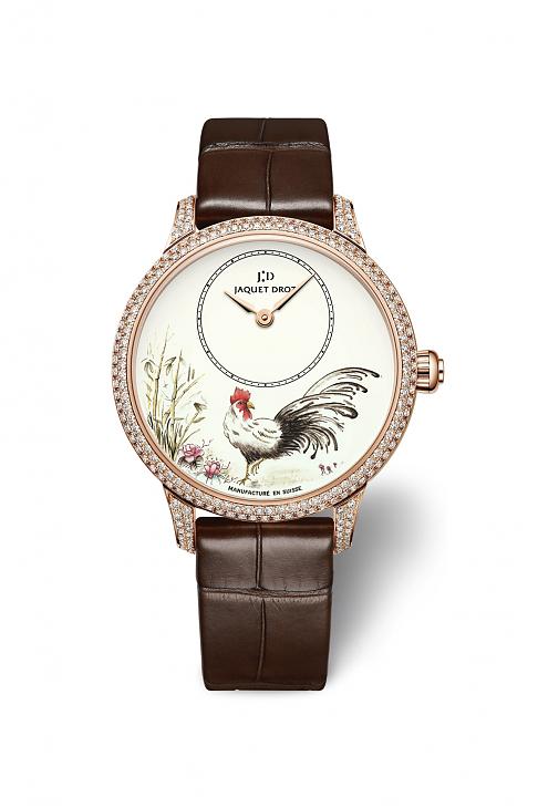 JAQUET DROZ - 微雕、微繪 JD 4款全新雞年生肖錶  