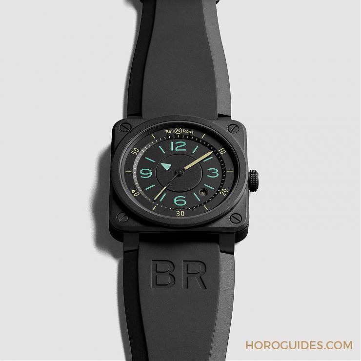 BELL & ROSS - INSTRUMENTS - BR0392-IDC-CE/SRB - Pre-BASEL 2019 BELL & ROSS 實用雙色顯示BR03-92 BI-COMPASS限量款