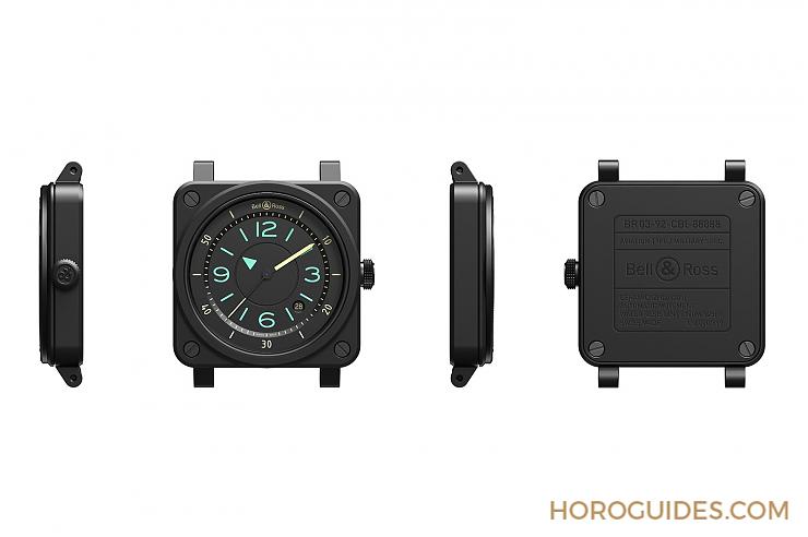 BELL & ROSS - INSTRUMENTS - BR0392-IDC-CE/SRB - Pre-BASEL 2019 BELL & ROSS 實用雙色顯示BR03-92 BI-COMPASS限量款