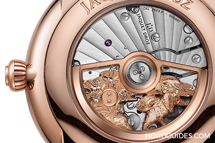JAQUET DROZ - PETITE HEURE MINUTE - J005013219 - JAQUET DROZ狗年限量錶，琺瑯金雕細膩雙工藝