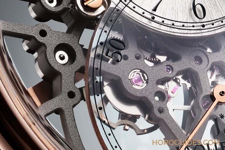 JAQUET DROZ - GRANDE SECONDE - J003523240 - 280週年JAQUET DROZ更現代，招牌大秒針第一次做鏤空錶