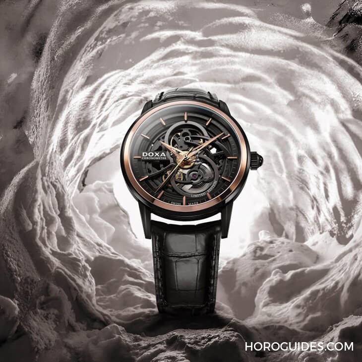 DOXA - GrandeMetre - D210BBK - 現代實搭又有型，瑞士DOXA時度表四大穿戴風格