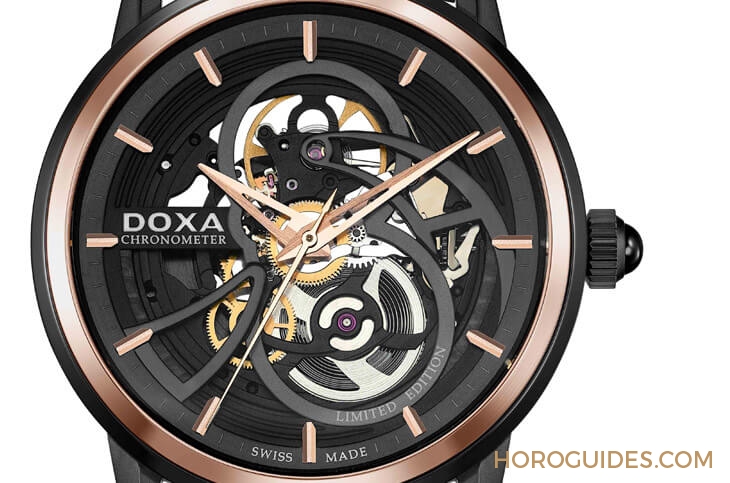 DOXA - GrandeMetre - D210BBK - 現代實搭又有型，瑞士DOXA時度表四大穿戴風格