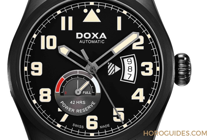 DOXA - GrandeMetre - D210BBK - 現代實搭又有型，瑞士DOXA時度表四大穿戴風格