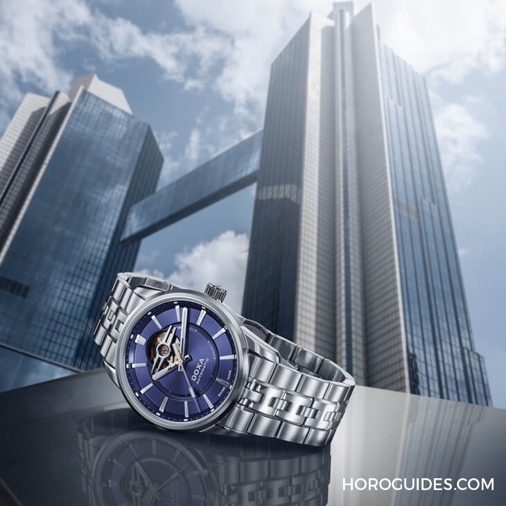 DOXA - GrandeMetre - D210BBK - 現代實搭又有型，瑞士DOXA時度表四大穿戴風格