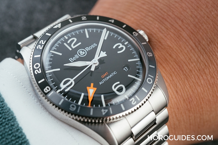 BELL & ROSS - VINTAGE - BRV293-BL-ST/SST - BELL&ROSS也有GMT，一錶掌握三地時間